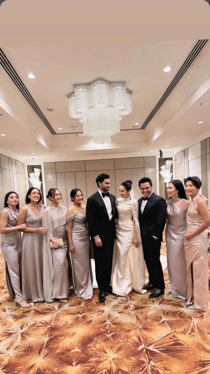 potret resepsi pernikahan Pevita Pearce di Malaysia (instagram.com/idarhijnsburger)