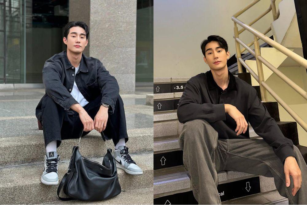 8 Ide Gaya Kuliah Kasual Pakai Jeans ala Force Jiratchapong, Cool!