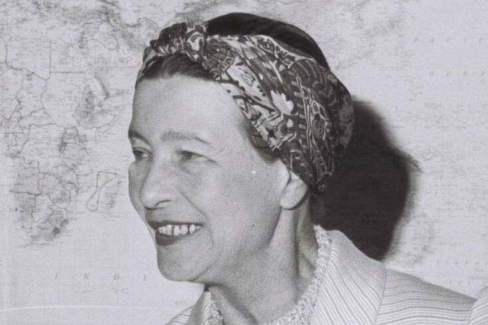 potret Simone de Beauvoir di tahun 1967 (commons.m.wikimedia.org/Fritz Cohen)