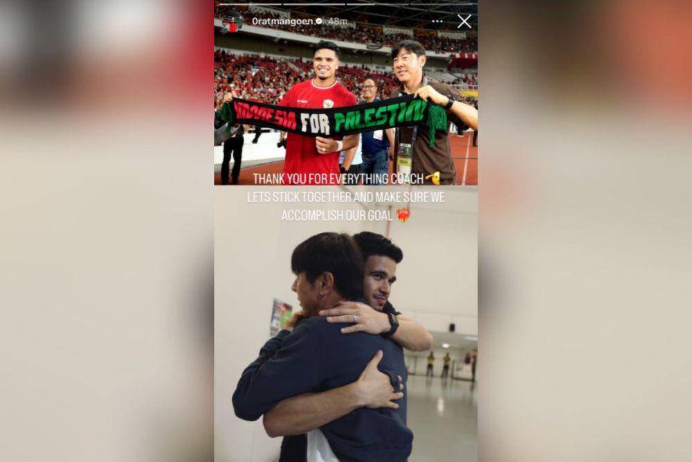 Unggahan Ragnar Oratmangoen setelah Shin Tae Yong dipecat oleh PSSI (Instagram.com/Oratmangoen)