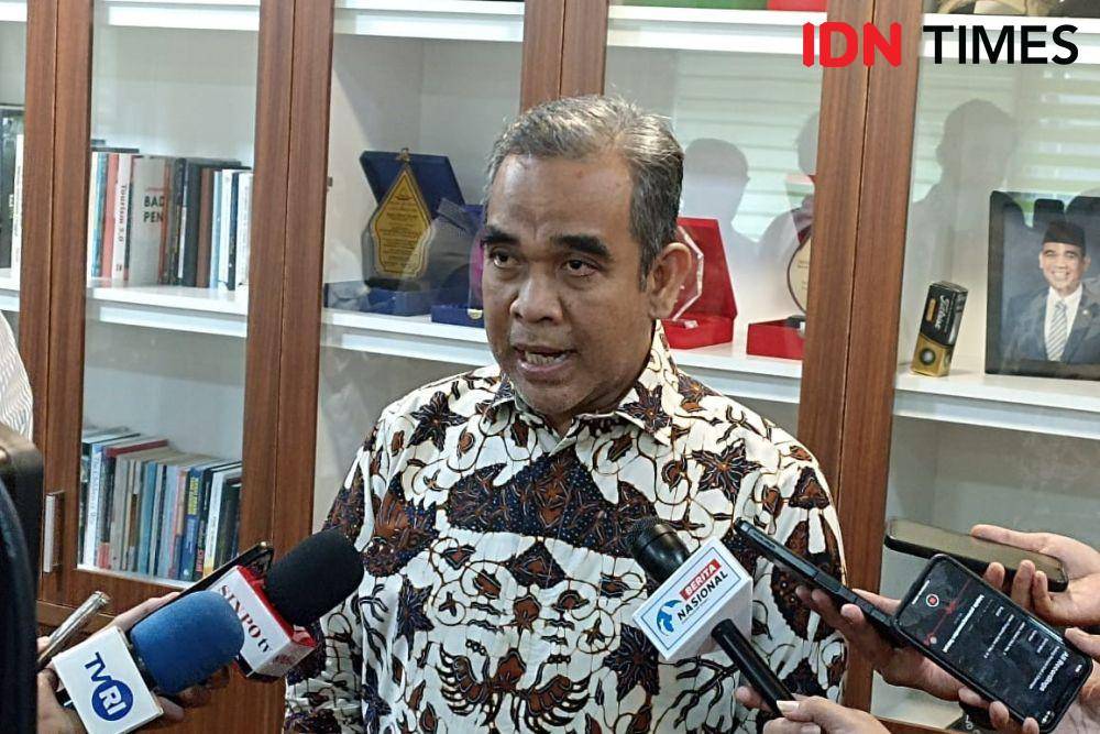 Sekjen Partai Gerindra Ahmad Muzani kaget MK hapus ambang batas syarat pencalonan presiden 20 persen. (IDN Times/Amir Faisol)