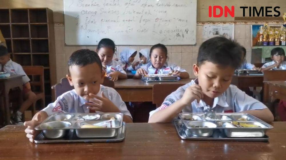 Siswa SD N 02 Malangjiwan, Colomadu, Karanganyar. (IDN Times/Larasati Rey)