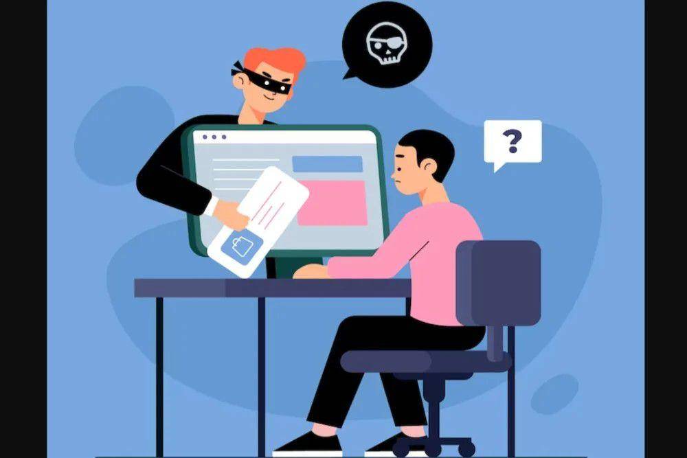 Ilustrasi penipuan online. (Freepik)
