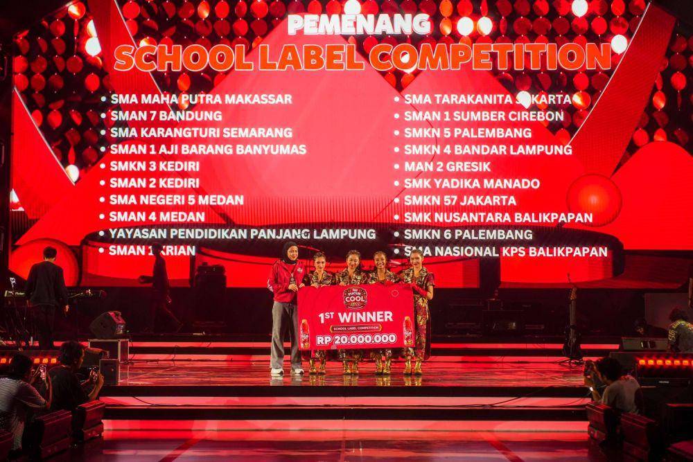 Pemenang kategori “School Label Competition” di Pucuk Cool Jam 2024 (Dok. Teh Pucuk Harum)