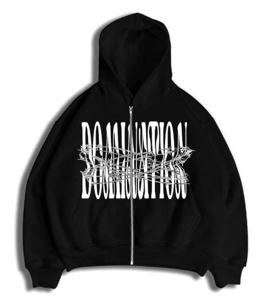Convergent Boxy Zip Hoodie Domination (shopee.co.id/CONVERGENT)