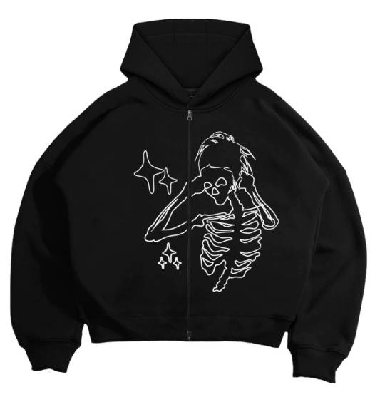Double Zip Hoodie Boxy Oversize Fillingstreet (shopee.co.id/FSCSTAR (official))