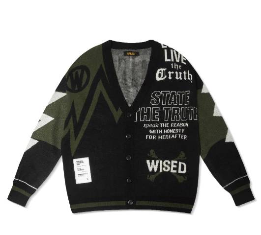 Wised League Knitwear Cardigan (shopee.co.id/WISED OFFICIAL)