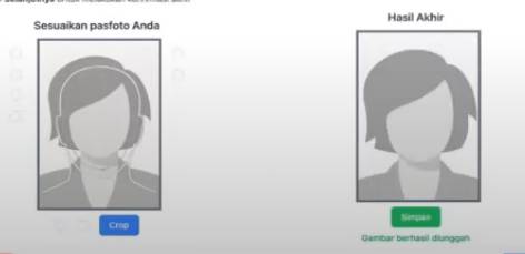 contoh pas foto SNPMB 2025 yang benar (Youtube SNPMB ID)