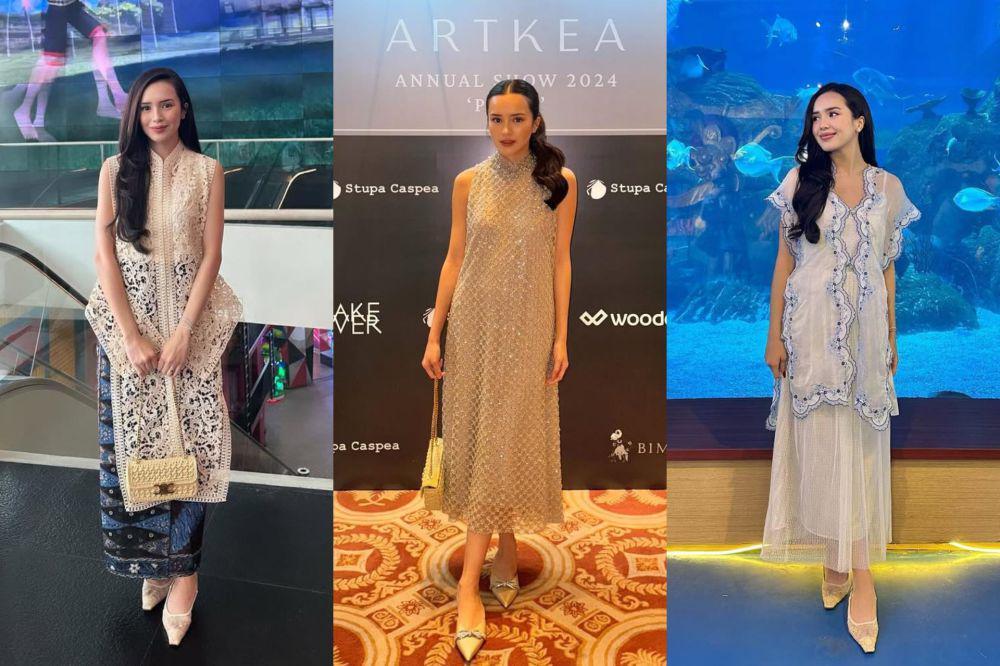 8 Ide Styling Lace Outfit ala Beby Tsabina, Anggun untuk Beragam Acara
