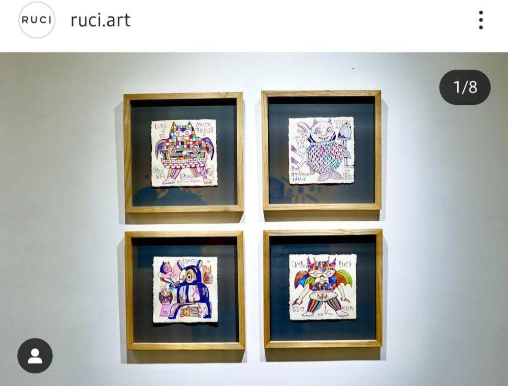 Figure A: Solo Exhibition by Ahimaru, Ruci Art, Jakarta (instagram.com/ruci.art)