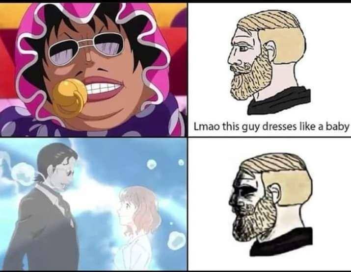 potret meme Senor Pink (reddit.com/user/Kirbyeatsyou)