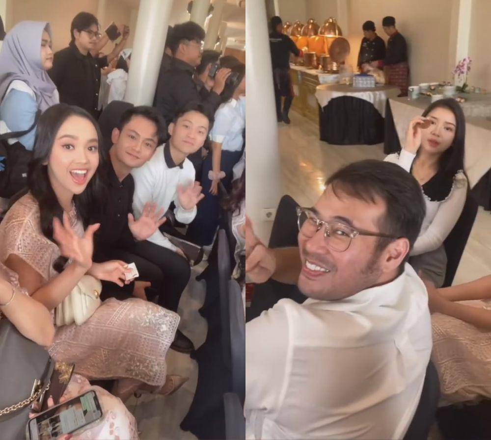 potret artis di pengajian dan siraman Mahalini (instagram.com/lyontinnn_)