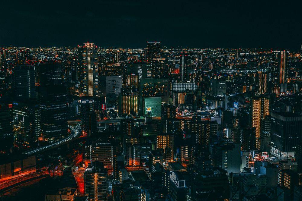 Potret pemandangan dari Umeda Sky Building (unsplash.com/Björn)