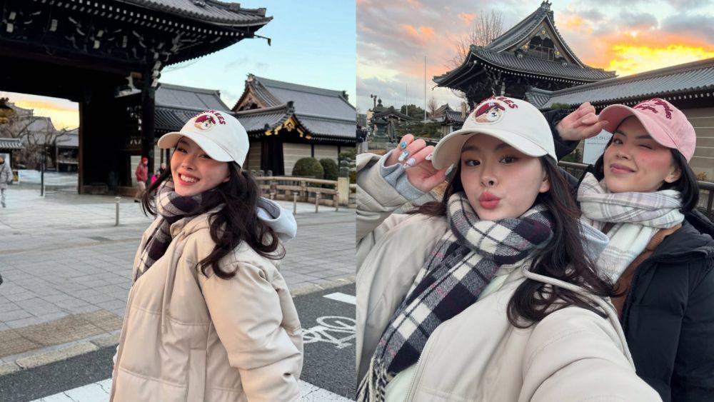 7 Potret Clarice Cutie Liburan di Jepang, Kunjungi Kuil Bersejarah!