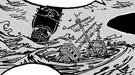 kapal Pria dengan Luka Bakar (dok. Shueisha/One Piece)