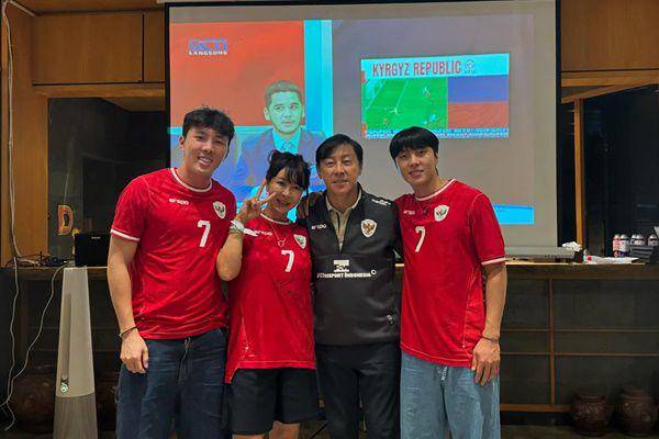 Shin Tae-yong dan kedua anaknya (Instagram.com/shin_jaewon77)