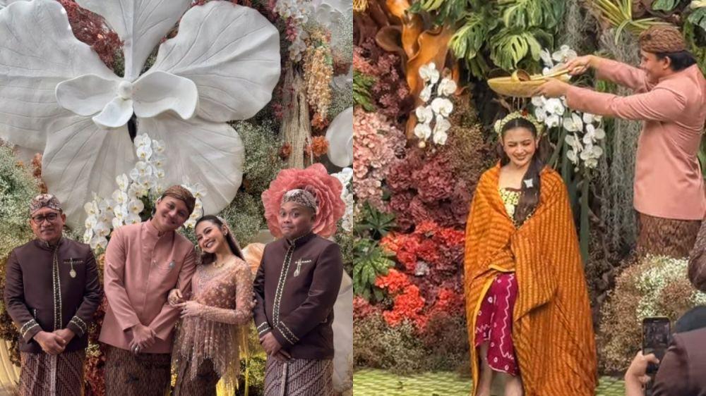 7 Dekorasi Tujuh Bulanan Kehamilan Mahalini Raharja, Bertema Floral