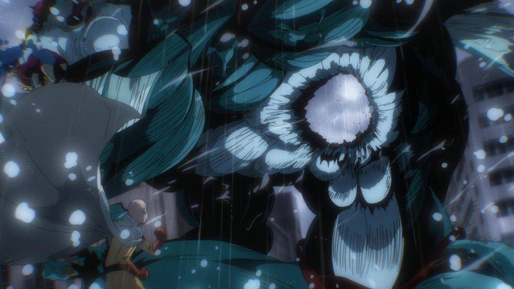 Saitama mengalahkan Deep Sea King. (dok. MADHOUSE/One Punch Man)