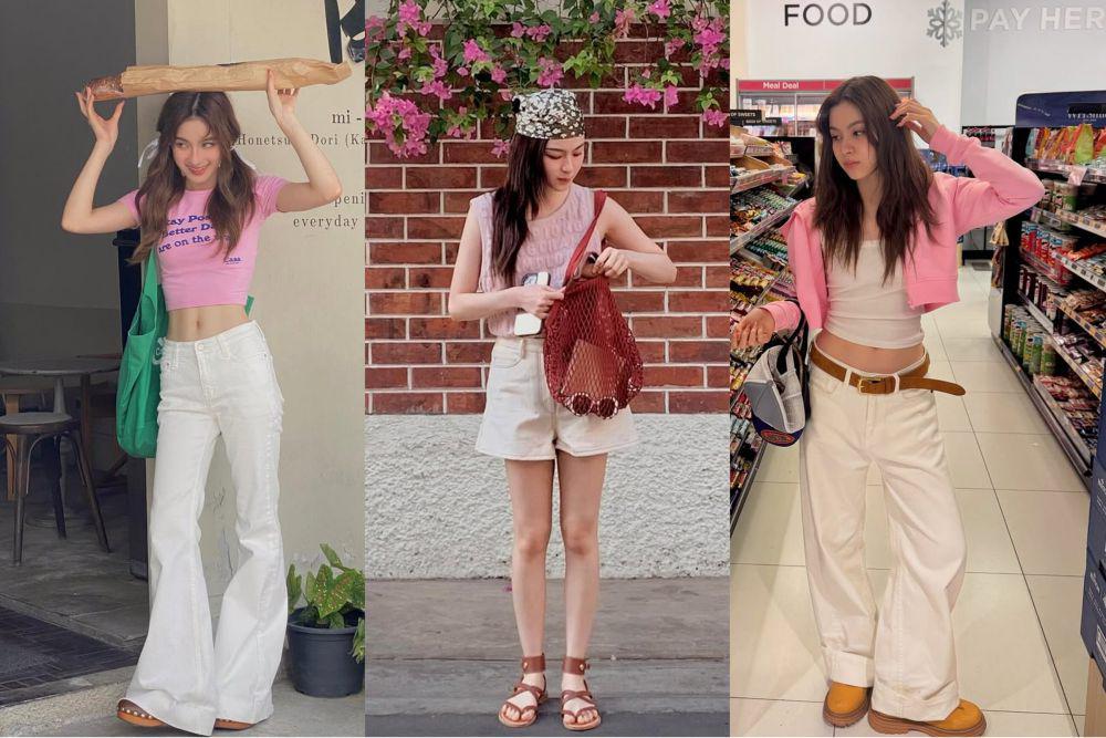 8 Inspirasi Outfit Nuansa Pink ala Prim Chanikarn, So Charming!