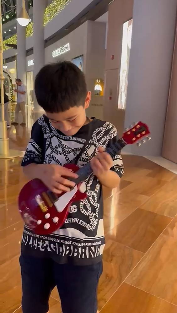 Rafathar cosplay jadi Gideon Tengker (instagram.com/raffinagita1717)