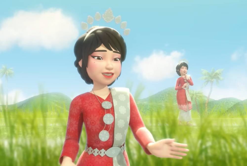 cuplikan video lagu Salam Rindu - Cik Bidadari (dok. Les' Copaque Production/Cik Bidadari - Salam Rindu - Upin & Ipin Musim 18)