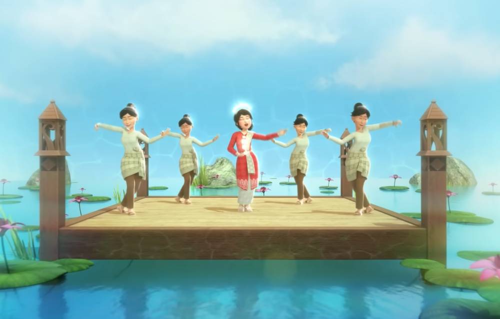 cuplikan video lagu Salam Rindu - Cik Bidadari (dok. Les' Copaque Production/Cik Bidadari - Salam Rindu - Upin & Ipin Musim 18)