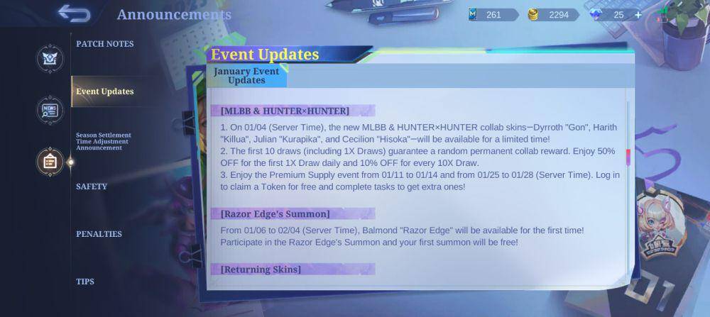 penjelasan misi premium supply (dok. Moonton/Mobile Legends: Bang Bang)