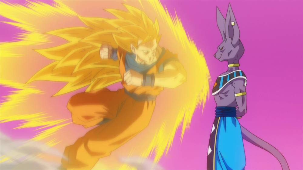Goku vs. Beerus (dok. Toei Animation/Dragon Ball Super)