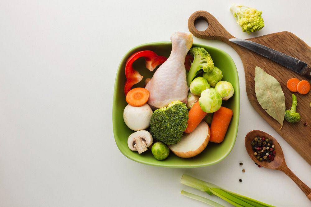 ilustrasi sumber nutrisi sederhana (freepik.com/freepik)
