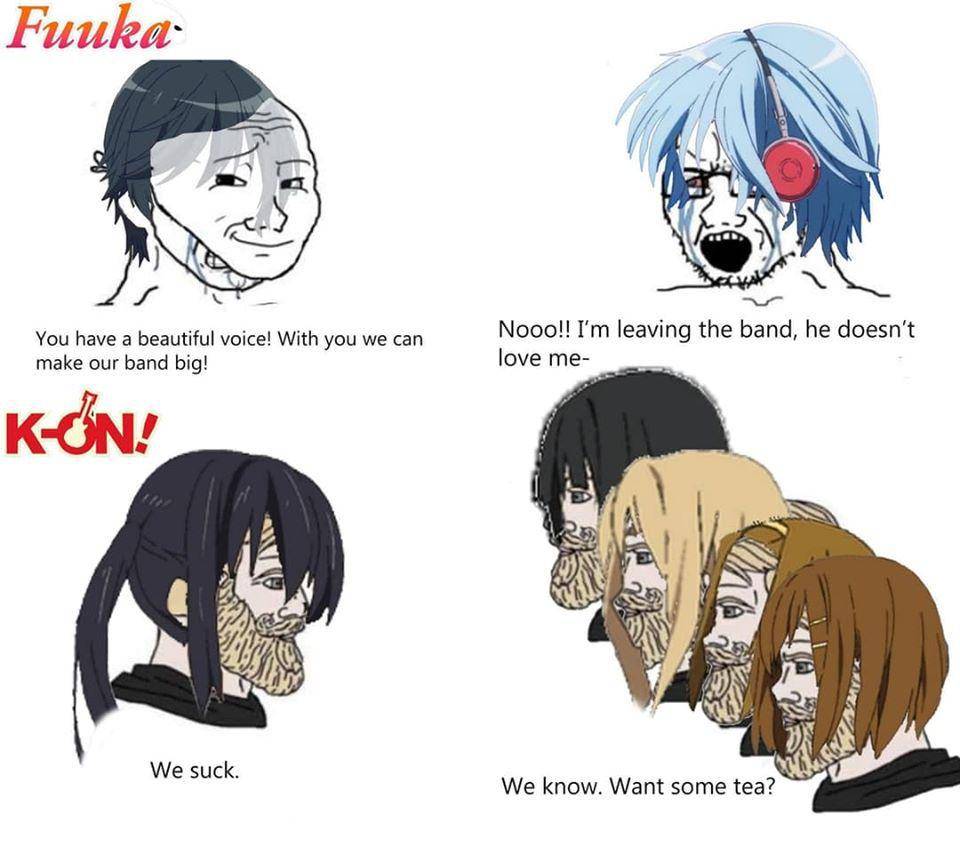 potret meme K-ON! (reddit.com/user/Gian-Blink)
