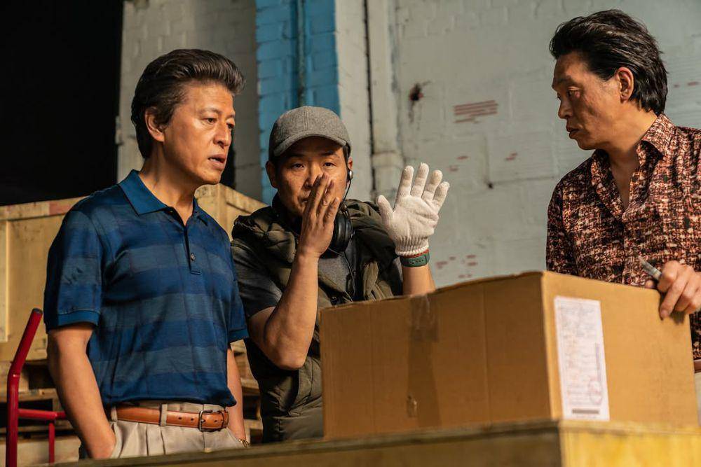 potret behind the scene film Bogota: City Of The Lost (instagram.com/plusm_entertainment)
