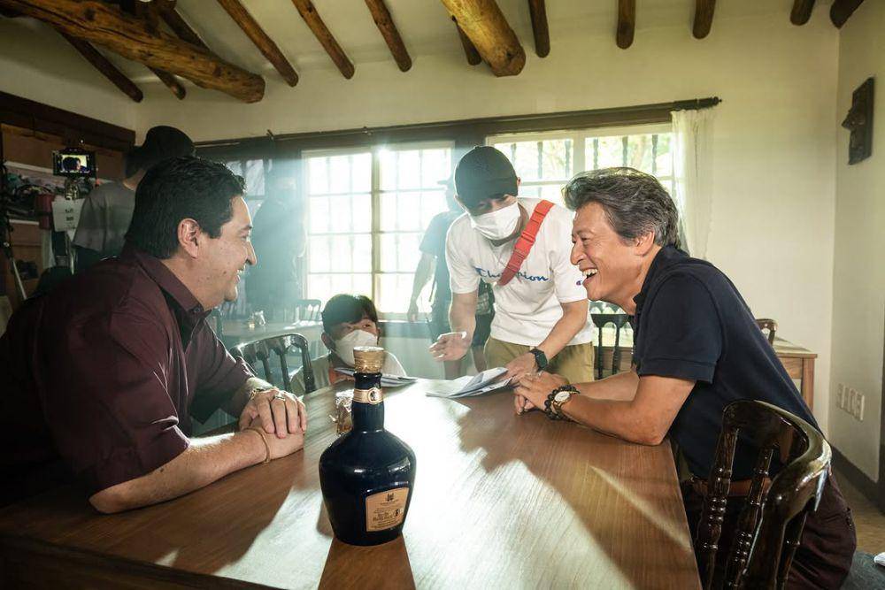 potret behind the scene film Bogota: City Of The Lost (instagram.com/plusm_entertainment)