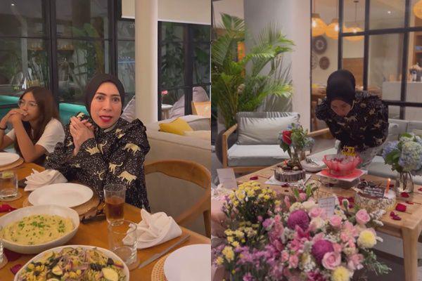 7 Potret Ultah Melly Goeslaw ke-51, Sederhana Bareng Keluarga