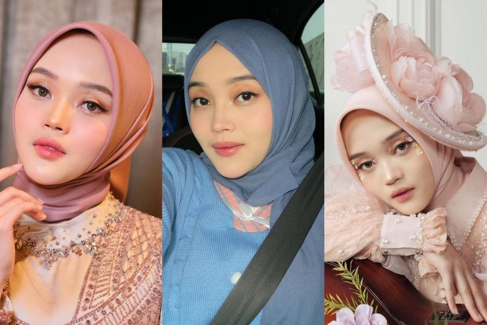 10 Inspirasi Makeup ala Putri Delina, Glowing dan Flawless!