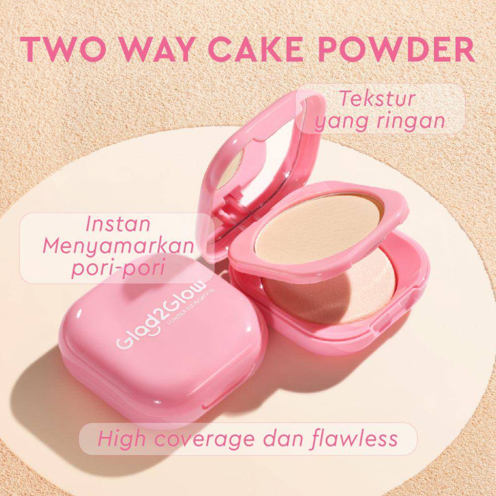 Glad2Glow Perfect Blurring Powder Foundation (shopee.co.id/Glad2Glow Official Store)