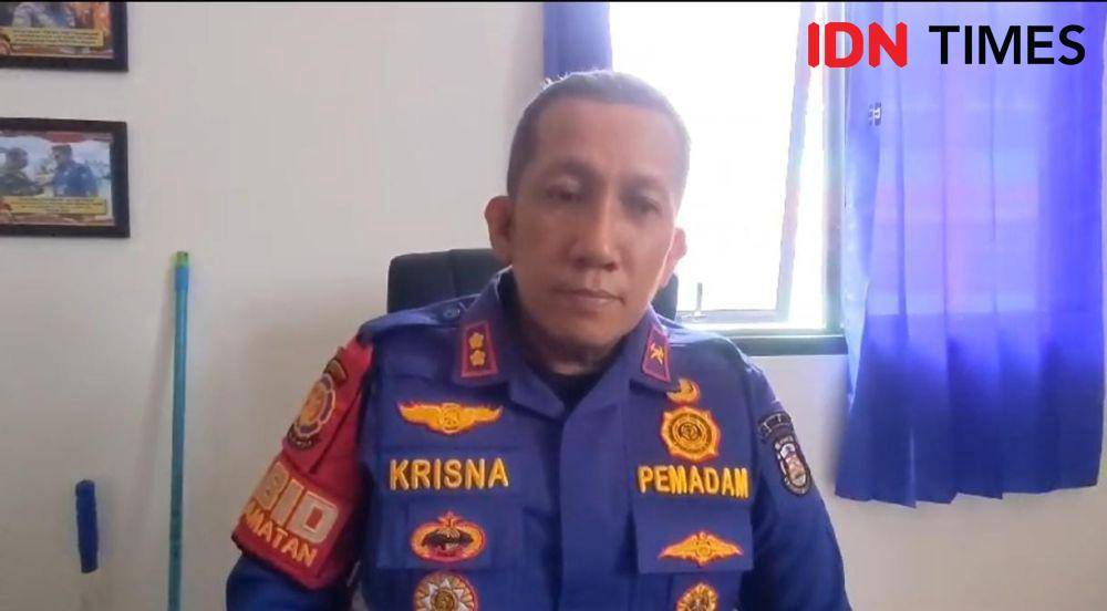 Kabid Penyelamatan Damkarmat Bandar Lampung, Krisna. (IDN Times/Muhaimin)