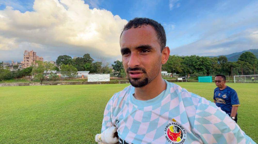 Pemain asing baru Semen Padang FC, Bruno Gomes (Foto: IDN Times/Halbert Caniago)