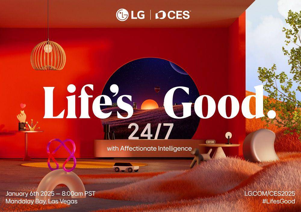 LG akan memamerkan Life's Good 24/7 dengan konsep Affectionate Intellegence di pameran CES 2025 (lgnewsroom.com)