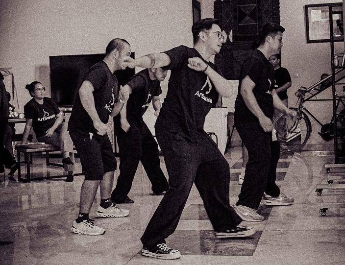 Proses latihan musikal spektakuler Mar (Dok.ArtSwara)