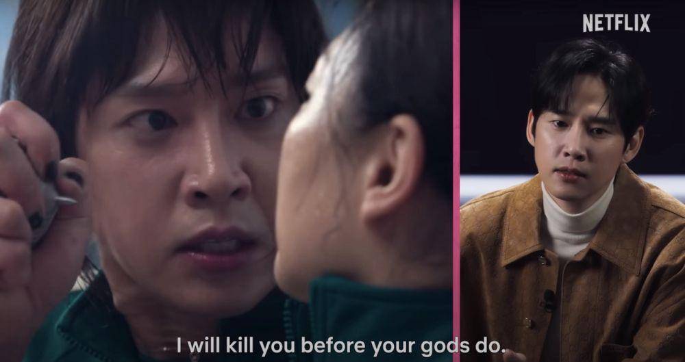 cuplikan reaction pemain terhadap adegan Squid Game 2 (youtube.com/netflixkcontent)