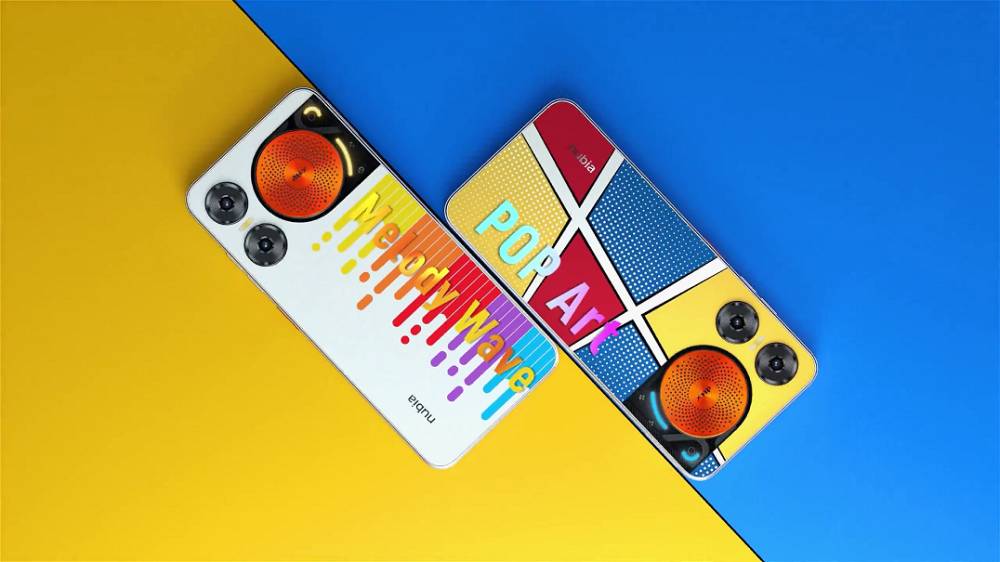 nubia Music 2 dengan corak Pop Art dan Melody Wave (dok.ztedevices.com)