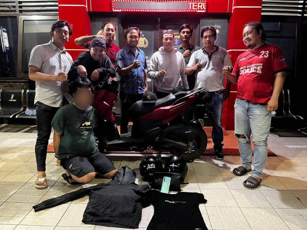 Polsek Balikpapan Utara Tangkap Pelaku Curat, Beraksi di 6 Lokasi