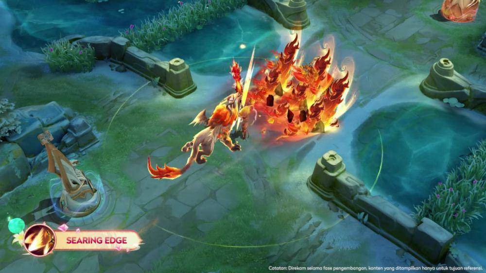 efek skill dari skin Shan Hai Icefire Li Xin di Honor of Kings (dok. TiMi Studio Group/Honor of Kings)
