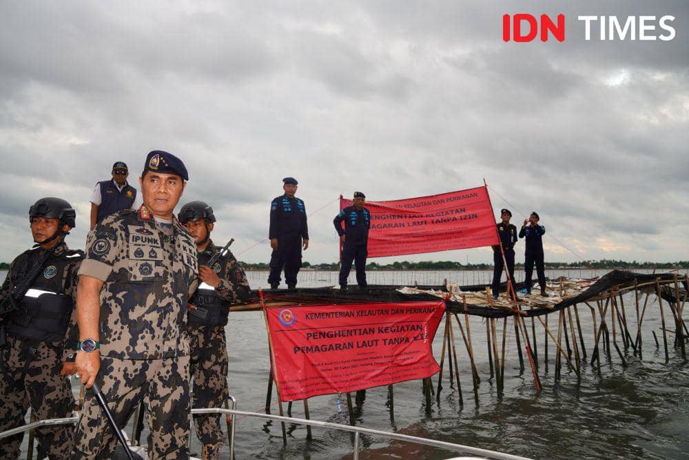 KKP: Pagar Laut Misterius di Tangerang Ganggu Nelayan dan Biota Laut