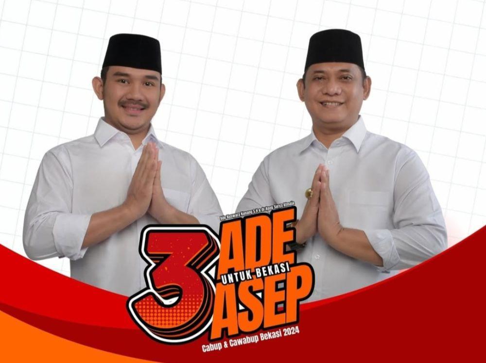 KPUD Tetapkan Ade-Asep Jadi Bupati dan Wakil Bupati Bekasi Terpilih