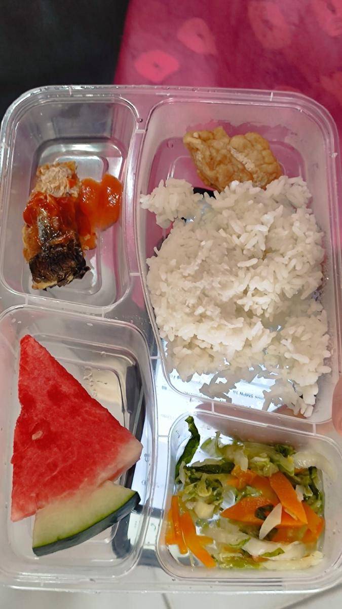 Menu MBG di Palembang hari keempat (Tangkapan layar untuk IDN Times)