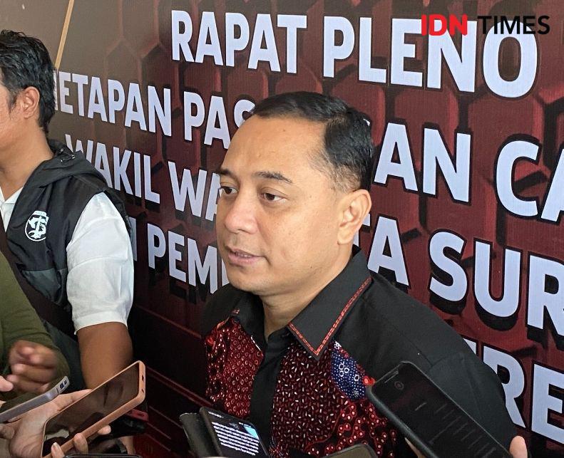 Ditetapkan Menang Pilwali Surabaya 2024, Eri Tak Didampingi Armuji