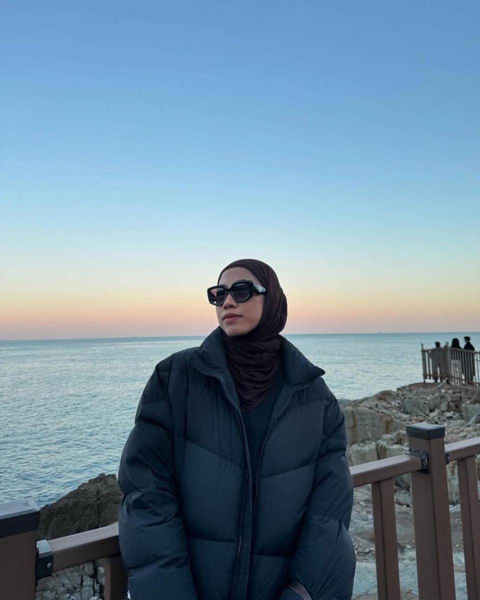 potret liburan Megawati Hangestri di Busan (instagram.com/megawatihangestrip)