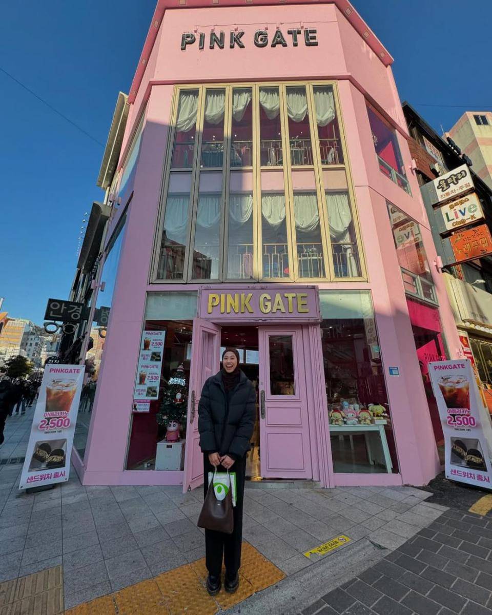 potret liburan Megawati Hangestri di Busan (instagram.com/megawatihangestrip)