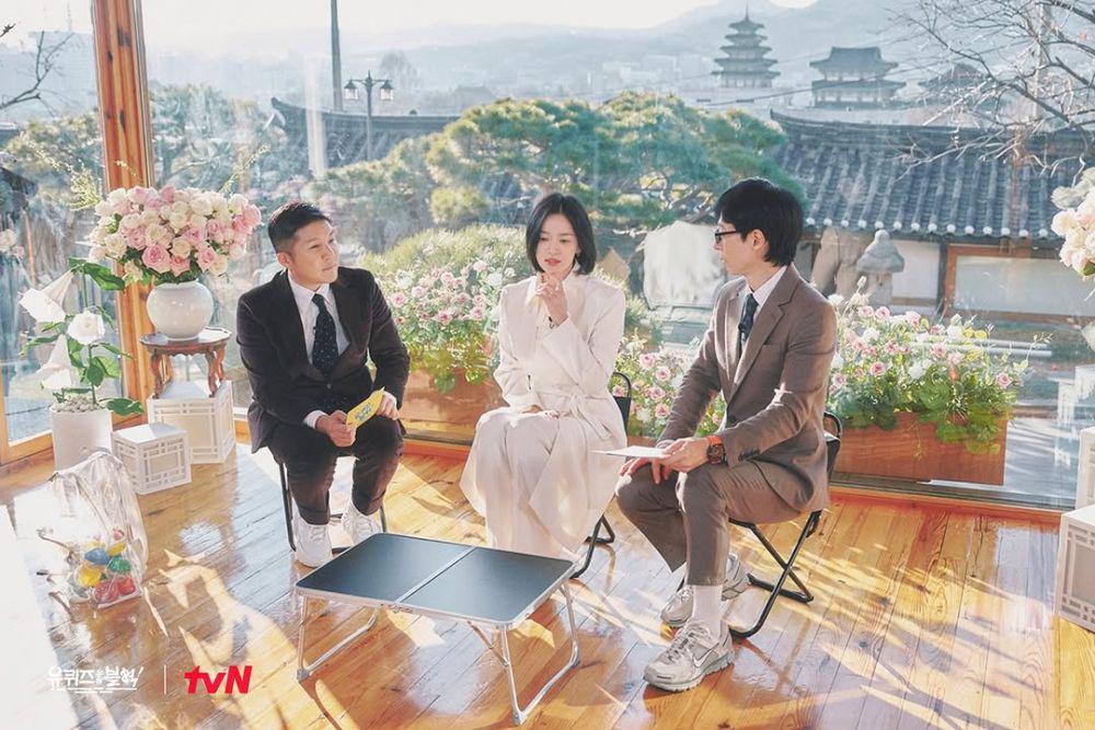 potret Song Hye Kyo di You Quiz on the Block (instagram.com/youquizontheblock)